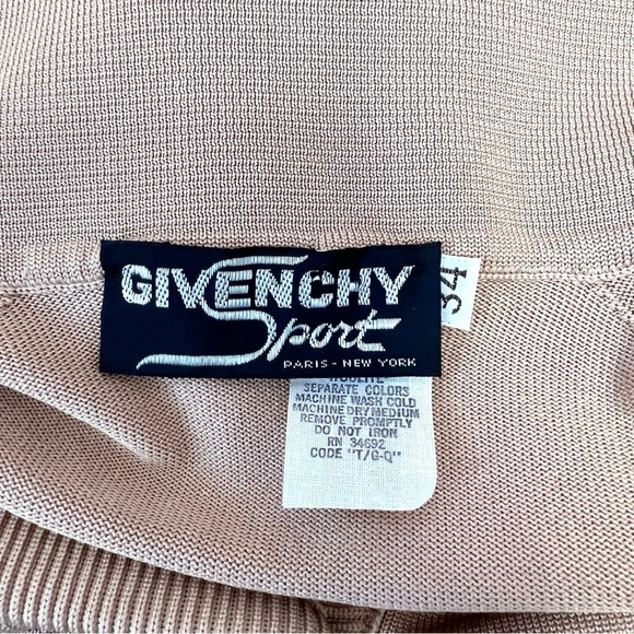 Vintage Givenchy GG Mid Century Mod MCM Track Polo Jacket Cardigan Sweater - Picture 8 of 10